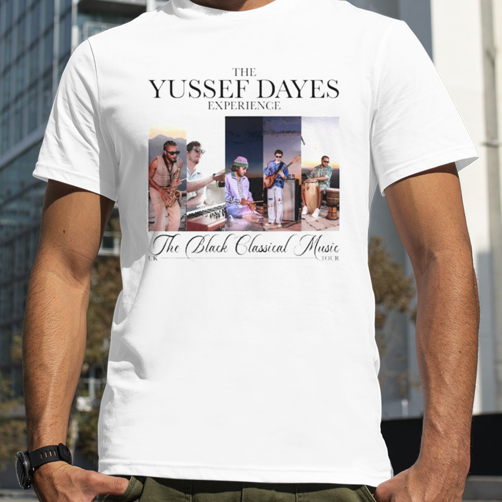 The Yussef Dayes Concert Black Classical Music Tour Performance Schedule T-shirt