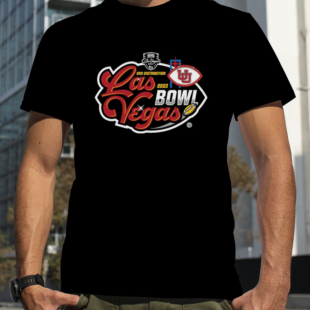 Utah Utes 2023 SRS Distribution Las Vegas Bowl logo shirt