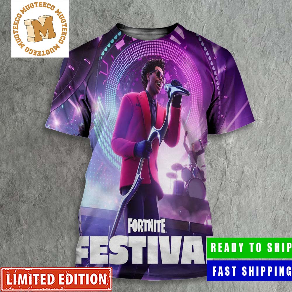 Fortnite Festival The Weeknd Skin Version Poster All Over Print Shirt