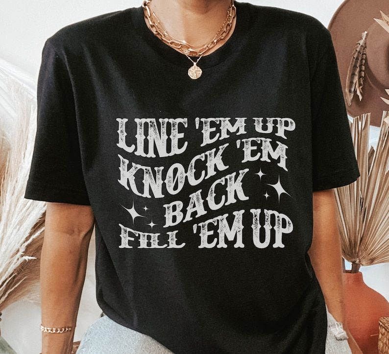 Line 'Em Up Wallen Shirt, Morgan Wallen T-Shirt, Wallen Western Shirt, Country Music Shirt Gift, Womens Shirt, Morgan Tour Merch