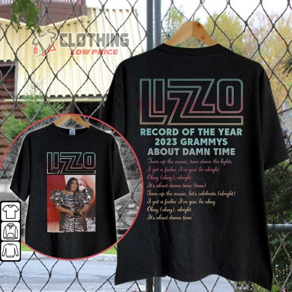 Lizzo At The Grammys 2023 T-Shirt, Lizzo Wins Record Of The Year At The 2023 Grammy Awards, Lizzo World Tour Music 2023 Unisex Tee T-Shirt Sweatshirt