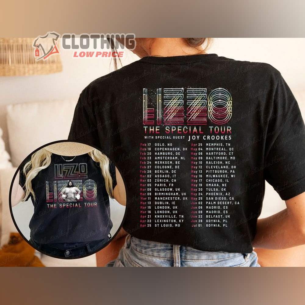 Lizzo Special World Tour 2023 With Special Guest Joy Crookes Merch Lizzo Grammy 2023 T-Shirt