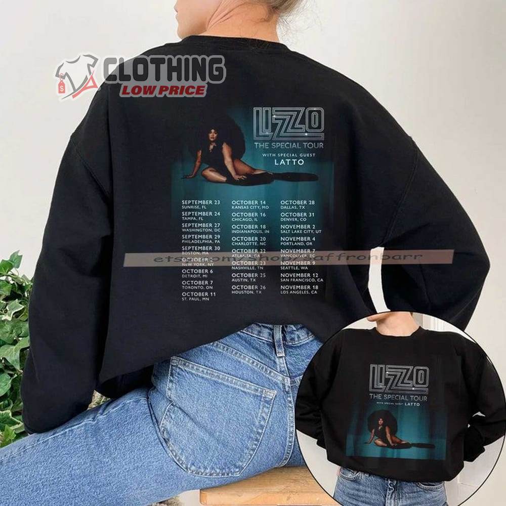 Lizzo The Special Tour 2022 Dates Setlist Merch, Lizzo New York Detroit Toronto T-Shirt