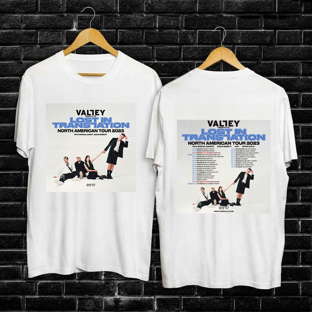 Lost In Translation Valley North American Tour 2023 Merch OnesToWatch Presents Valley Tour 2023 T-Shirt