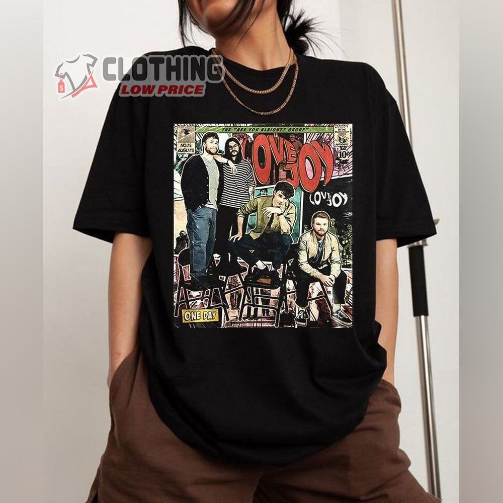 Lovejoy Comic Merch, Vintage Book Art Are You Alright Album Lovejoy World Tour Ticket 2023 T-Shirt