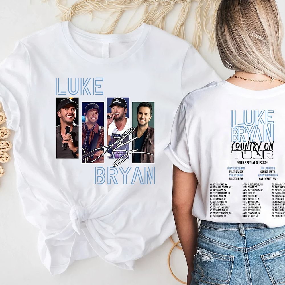 Luke Bryan Country On Tour 2023 Merch, Luke Bryan Songs Shirt, Luke Bryan Music Concert 2023 T-Shirt