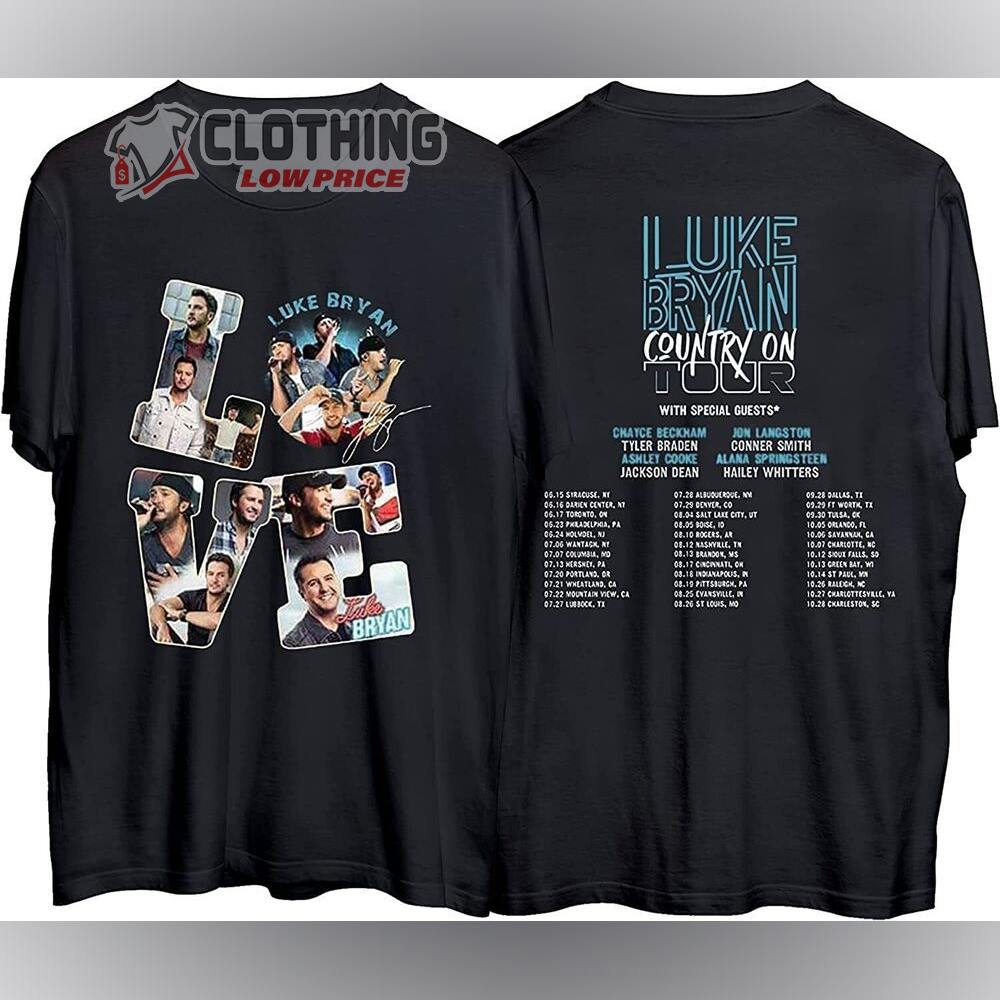 Luke Bryan Tour 2023 Country On Tour Merch, Luke Bryan Tour 2023 Sweatshirt, Luke Bryan Tour 2023 With Special Guests T-Shirt