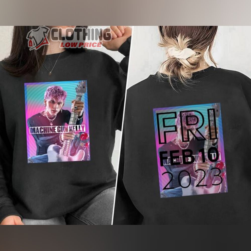 Machine Gun Kelly Rapper Tour 2023 Glasgow Merch Machine Gun Kelly Tour 2023 Shirt Machine Gun Kelly Glasgow New Album 2023 T-Shirt