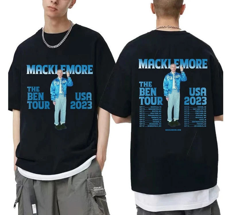 Macklemore The Ben Tour USA 2023 Merch, Macklemore The Ben Concert Shirt, Macklemore World Tour 2023 T-Shirt