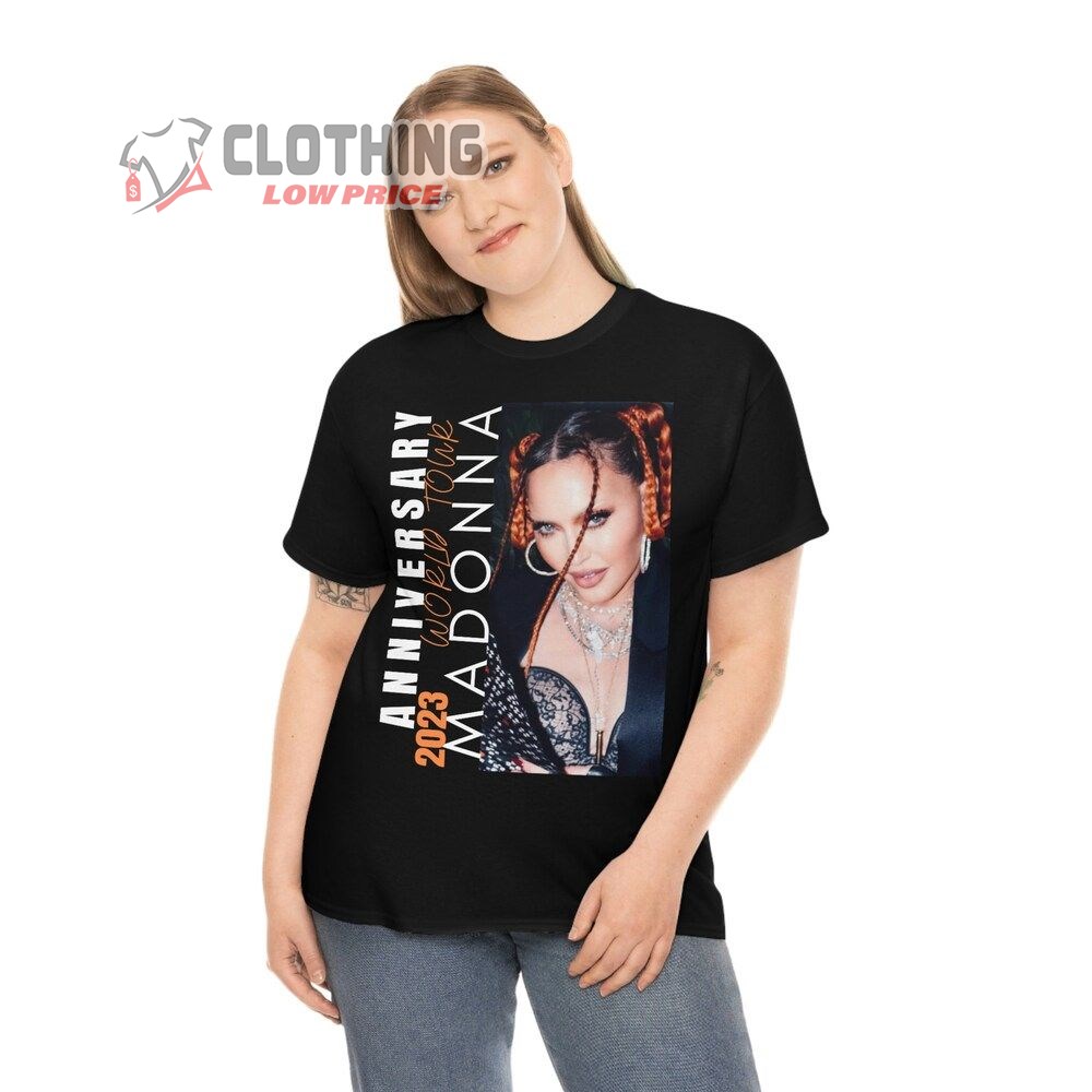 Madonna 2023 World Tour Merch Anniversary 2023 World Tour Madonna Shirt Madonna 2023 World Tour T-Shirt