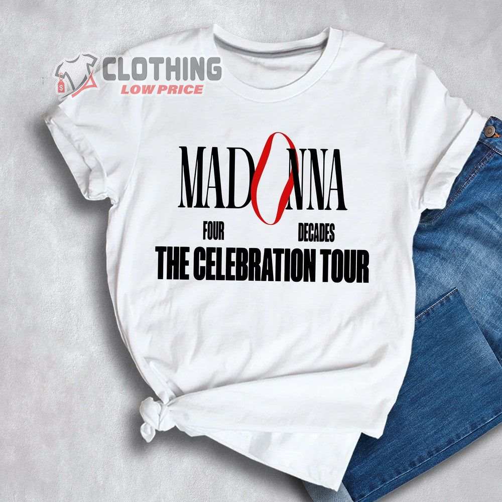 Madonna Queen Of Pop Merch Madonna The Celebration Tour 2023 Shirt Madonna 2023 World Tour T-Shirt