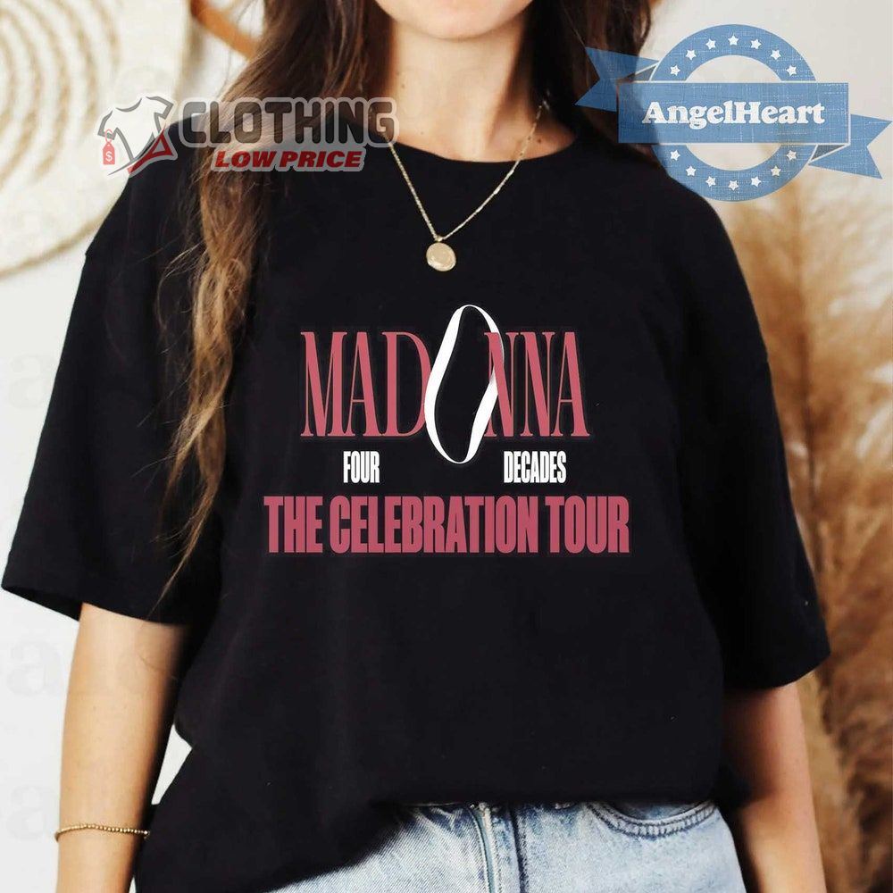 Madonna The Celebration Tour 2023 Merch Madonna 2023 Tour Shirt Madonna 2023 Tour Setlist T-Shirt