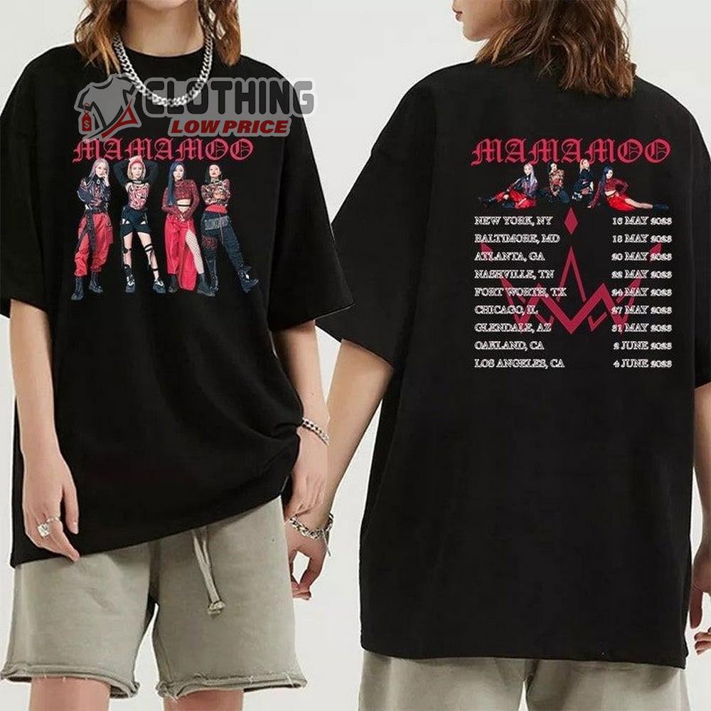 Mamamoo 2023 Us Concert Sweatshirt, Mamamoo 2023 My Con U.S. Tour Merch