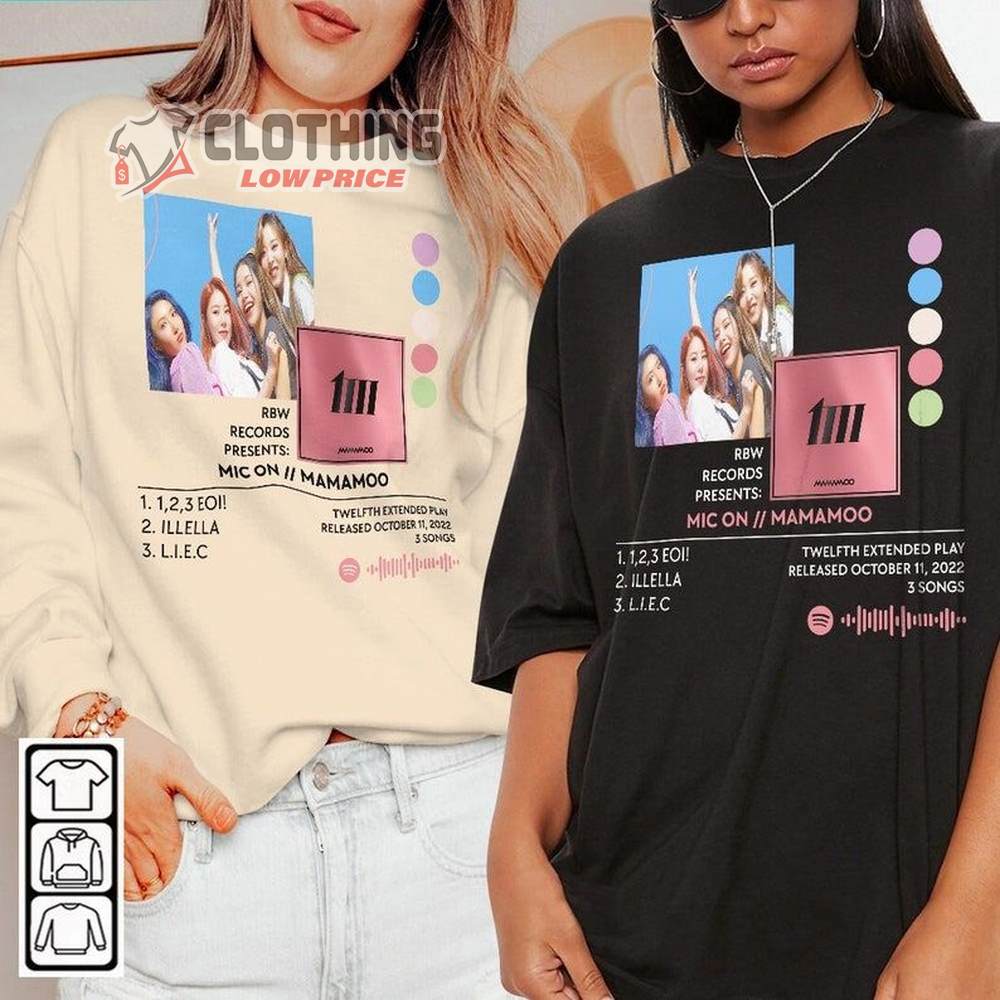 Mamamoo New Album T-Shirt, Mamamoo My Con Tour Sweatshirt, Mamamoo Vintage Graphic Tee