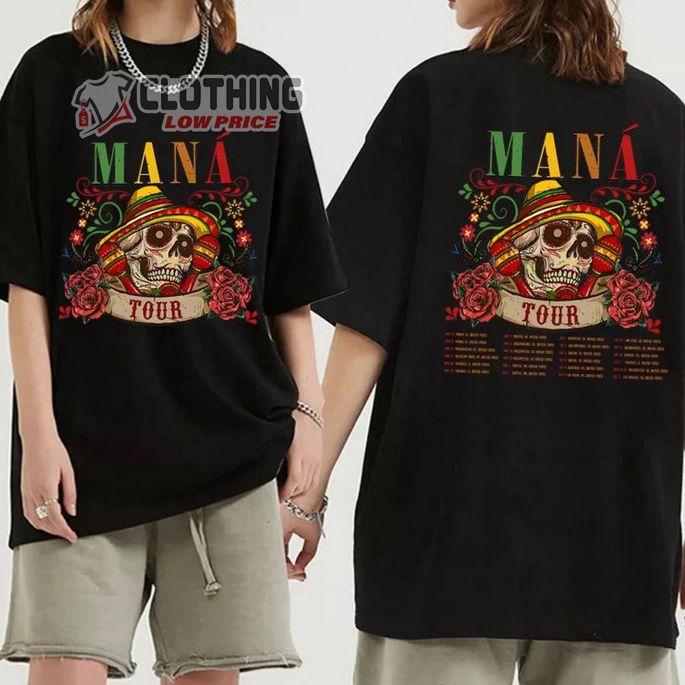 Mana 2023 Mexico Lindo Y Querido Merch, Mana 2023 Tour Dates Shirt, Mana Concert Shirt, Mexico Lindo Y Querido Tour 2023 Tickets T-Shirt