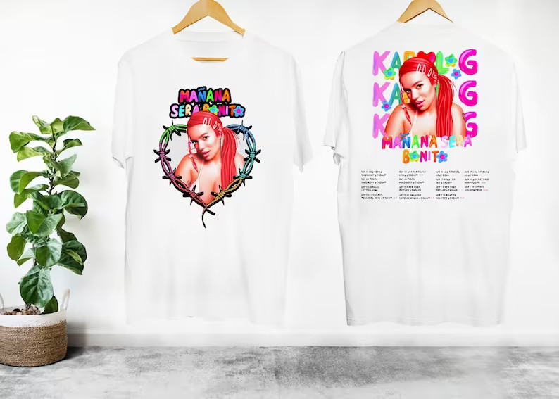 Manana Sera Bonito Tour 2023 Merch, La Bichota Karol G Tour Dates 2023 Shirt, Karol G Fan Gift T-Shirt