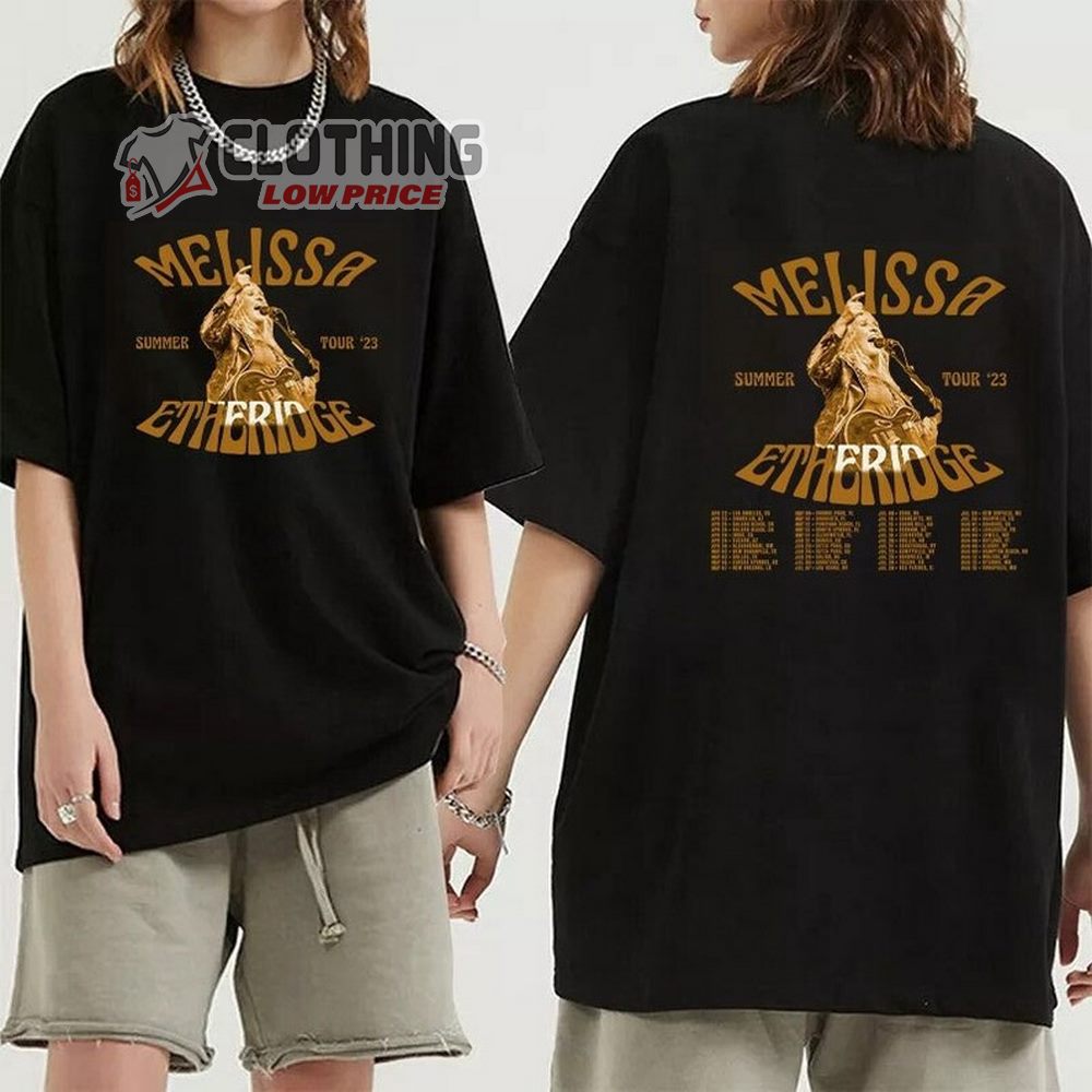 Melissa Etheridge Summer Tour 2023 Merch, Melissa Etheridge Concert 2023 Tee, Melissa World Tour 2023 Setlist T-Shirt