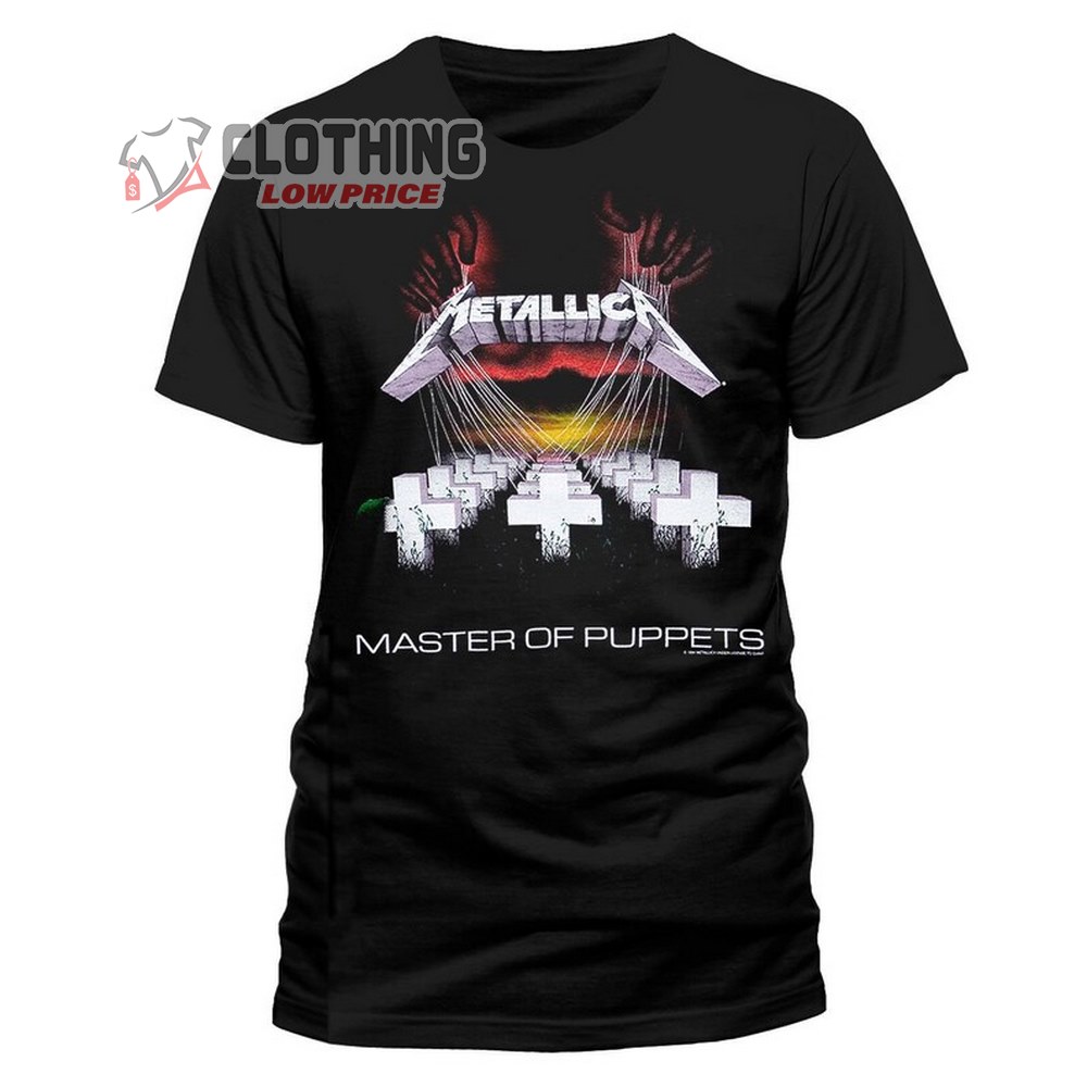 Metallica Master Of Puppets Stranger Things Merch Stranger Things Metallica Song Shirt Metallica World Tour 2023 T-Shirt