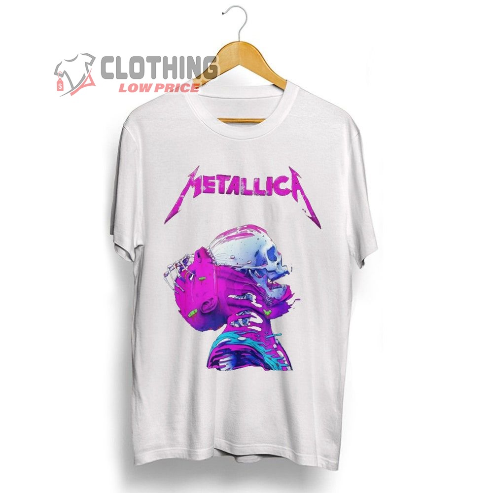 Metallica Metal Rock Band World Tour 2024 Merch, Metal Rock Band Skull Shirt, Metallica World Tour T-Shirt