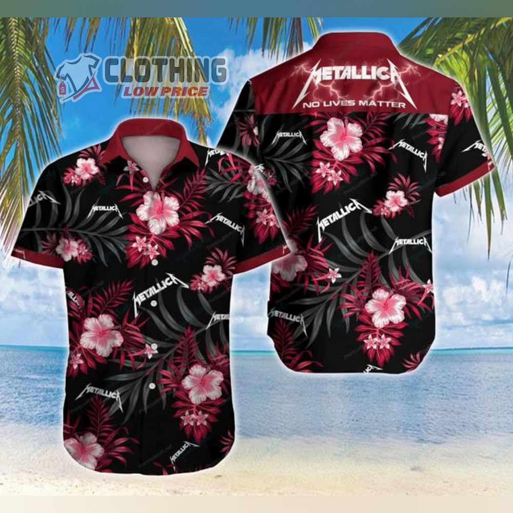 Metallica No Lives Matter Metallica Albums Metallica Tour 2023 Hawaiian Shirt