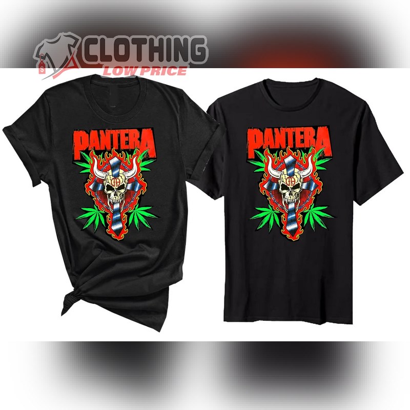 Metallica Pantera Tour 2023 T- Shirt, Pantera T- Shirt Vintage 90's Pantera Band T- Shirt, Pantera Singer Death T- Shirt