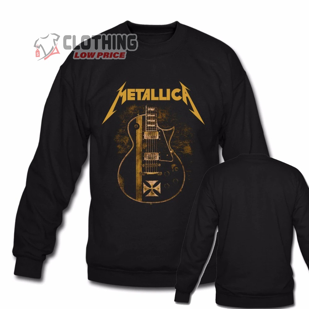 Metallica The Guitar Metallica Band Metallica Long Sleeve Shirt