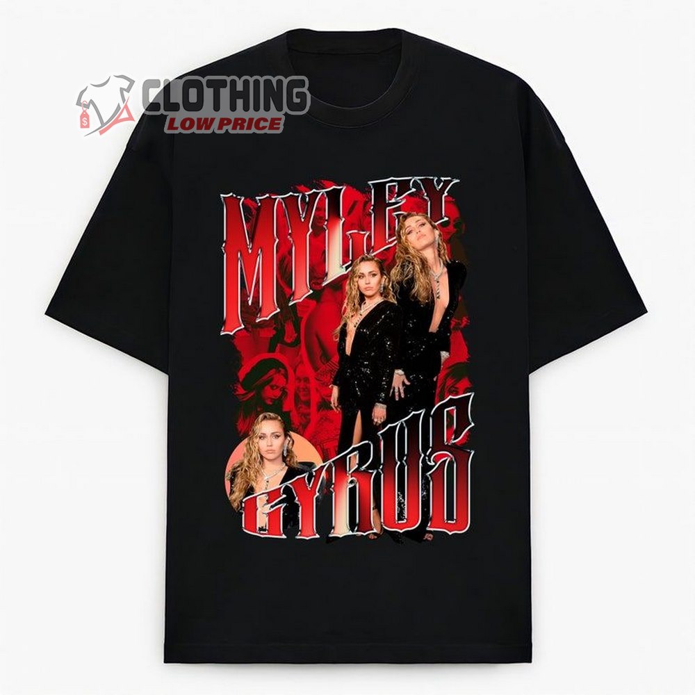 Miley Cyrus New Album Vintage Bootleg Retro 90S Unisex Tee, Miley Cyrus Wrecking Ball T-Shirt