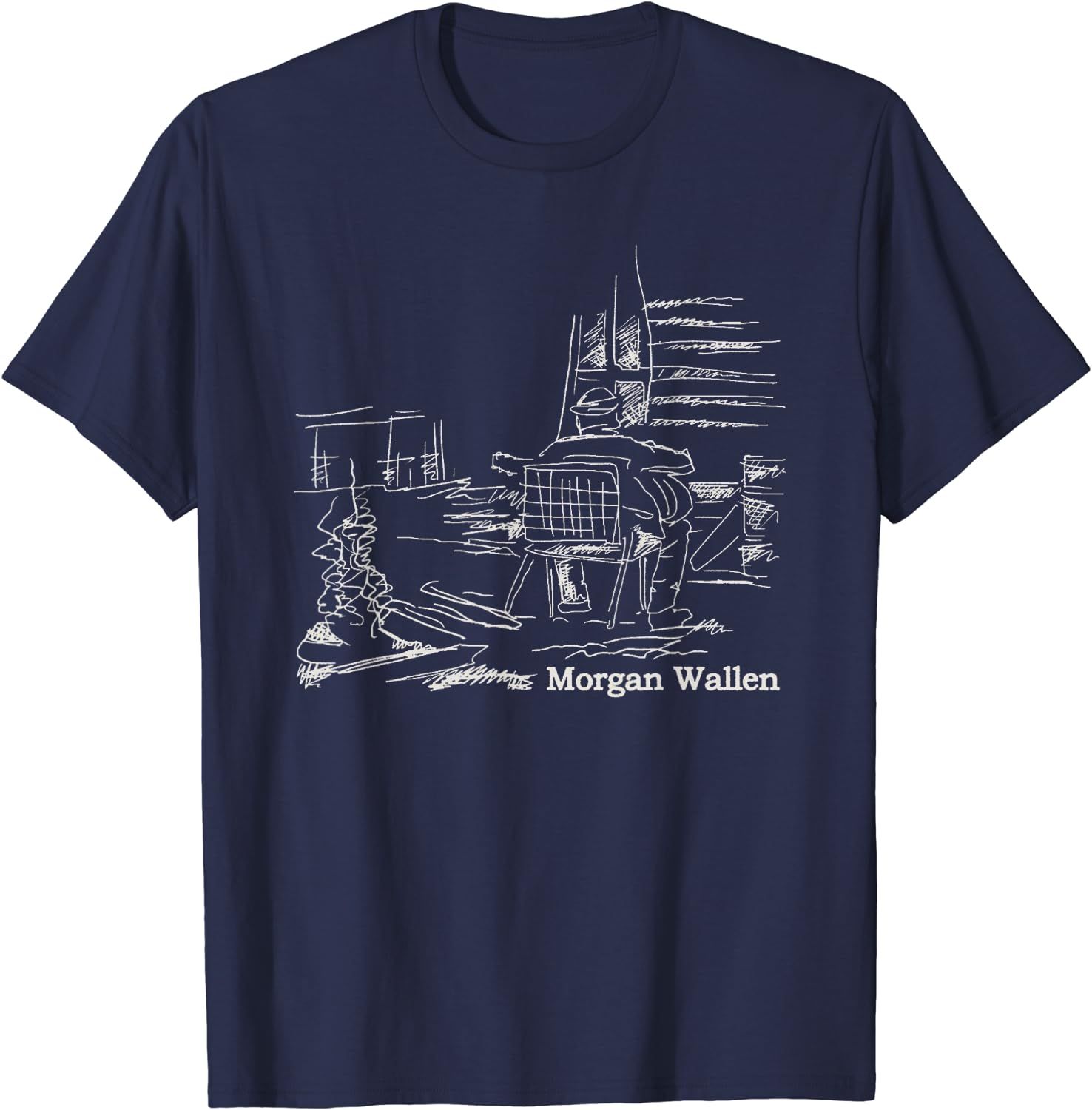 Morgan Wallen Illustrated T-Shirt, Morgan Official Merch, Morgan Wallen Shirt, Morgan Tour 2023, Morgan Wallen, One Thing At A Time, Morgan Gift