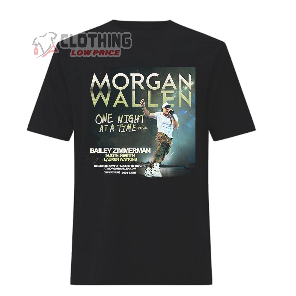 Morgan Wallen Tour 2024 Lineup Merch, Morgan Wallen Tour Dates 2024 Shirt, Morgan Wallen Tour 2024 Ticketmaster T-Shirt