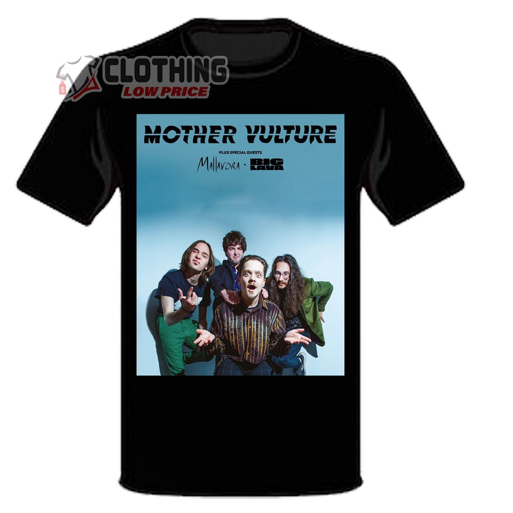 Mother Vulture Mallavora And Big Lava Poster Merch, Mother Vulture Uk Tour 2023 T-Shirt