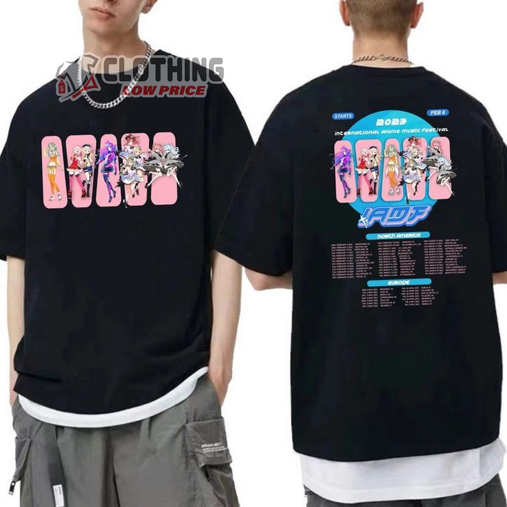 Music Festival International Anime 2023 Shirt, Anime Music 2023 Shirt, Music Festival Anime North America And Europe Shirt, Anime Shirt