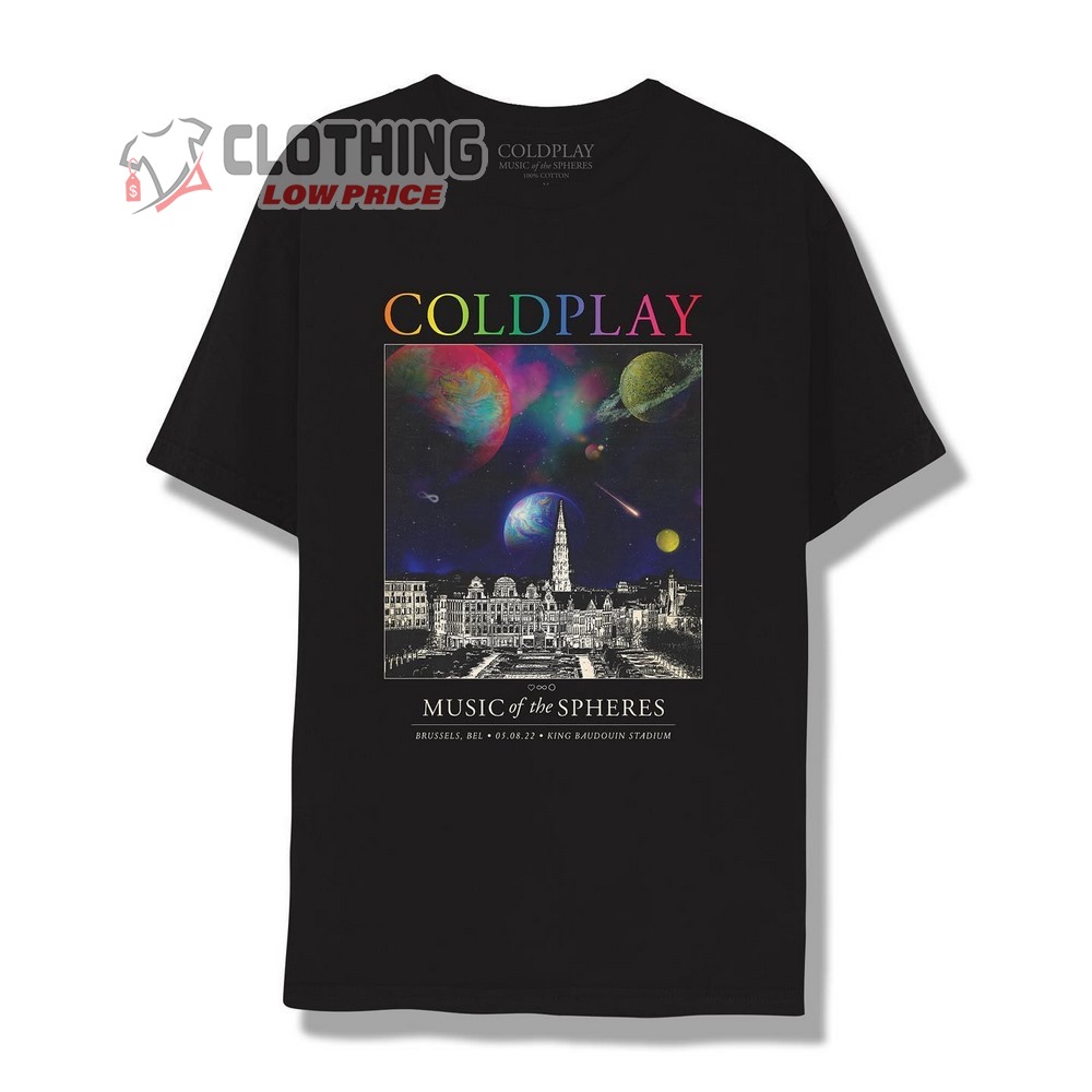 Music Of The Spheres Tour 2022 Merch Coldplay Tour 2023 T-Shirt