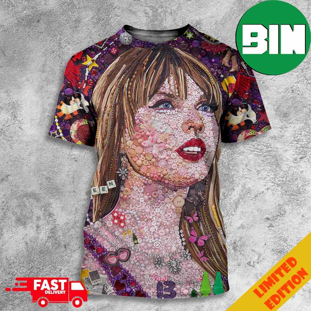 People Magazine Evert Easter Egg Featured In Taylor Swift's Time Artist Portrait Person Of The Year 3D T-Shirt