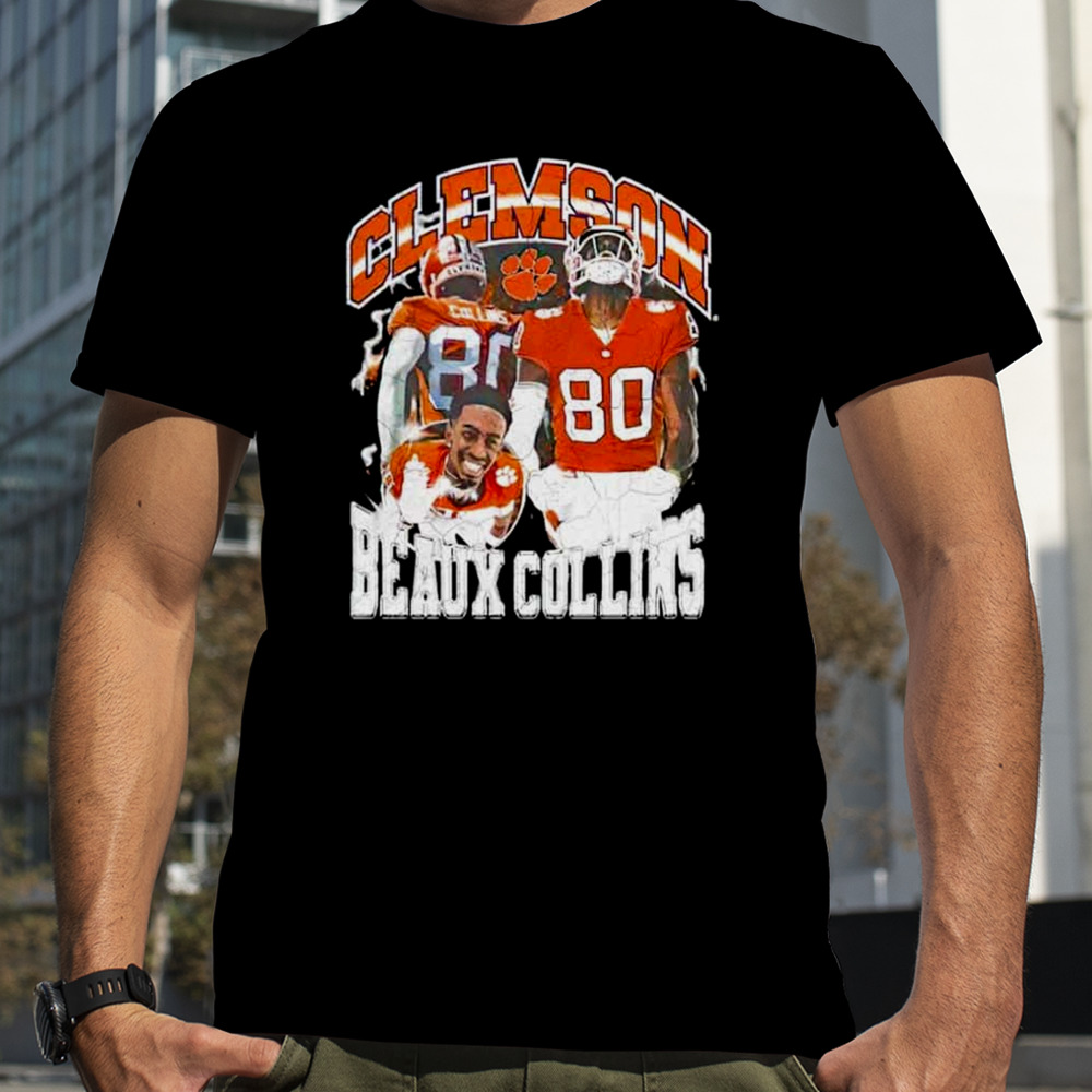 Beaux Collins 80 Clemson Tigers Graphic T-Shirt