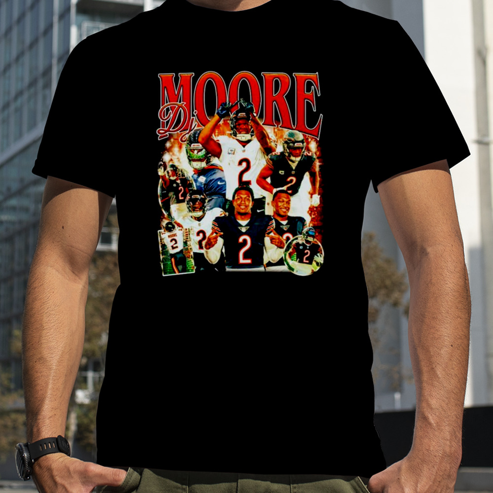 DJ Moore Chicago Bears retro shirt