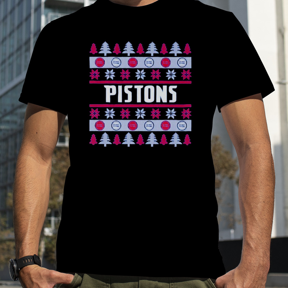 Detroit Pistons Holiday Ugly Christmas shirt