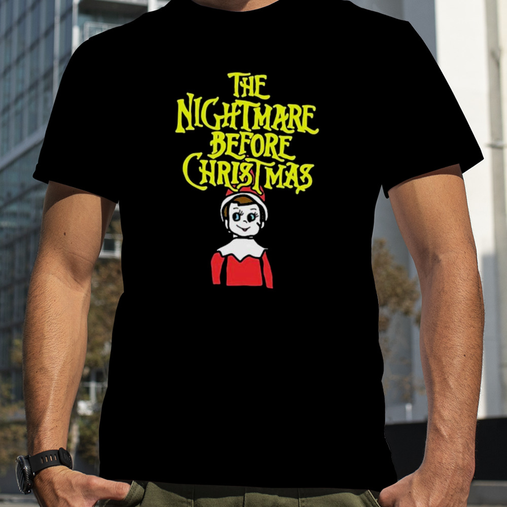 Elf On The Shelf The Nightmare Before Christmas Shirt