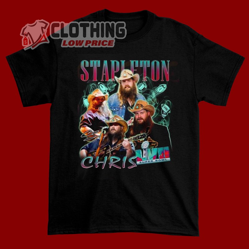 New Chris Stapleton Anniversary 2023 Unisex T- Shirt, Chris Stapleton Tour Uk 2023 T- Shirt, Chris Stapleton Tickets Merch