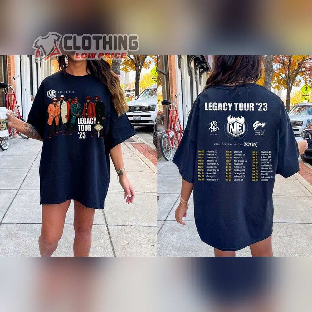 New Edition Legacy Tour Dates 2023 Merch, Tour 2023 Shirt, New Edition Music Tour Shirt, New Edition Merch, New Edition Tour 2023 Unisex Sweatshirt