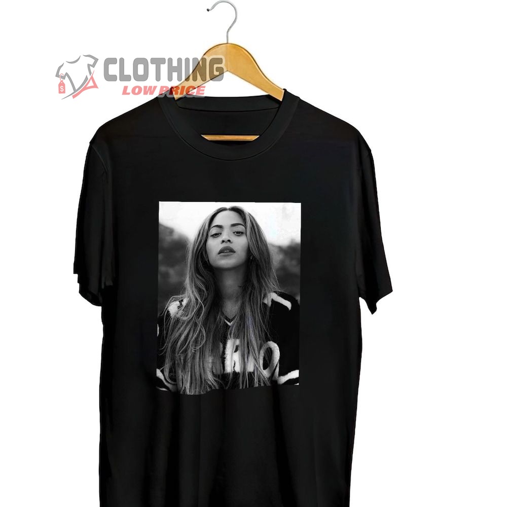 New Hot Beyonce Black And White Merch, Beyonce Renaissance World Tour 2023 T-Shirt