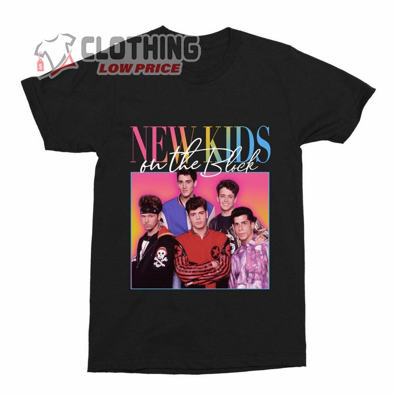 New Kids On The Block T- Shirt, New Kids On The Block Band Merry Christmas Shirt,  New Kids On The Block Concert Merch