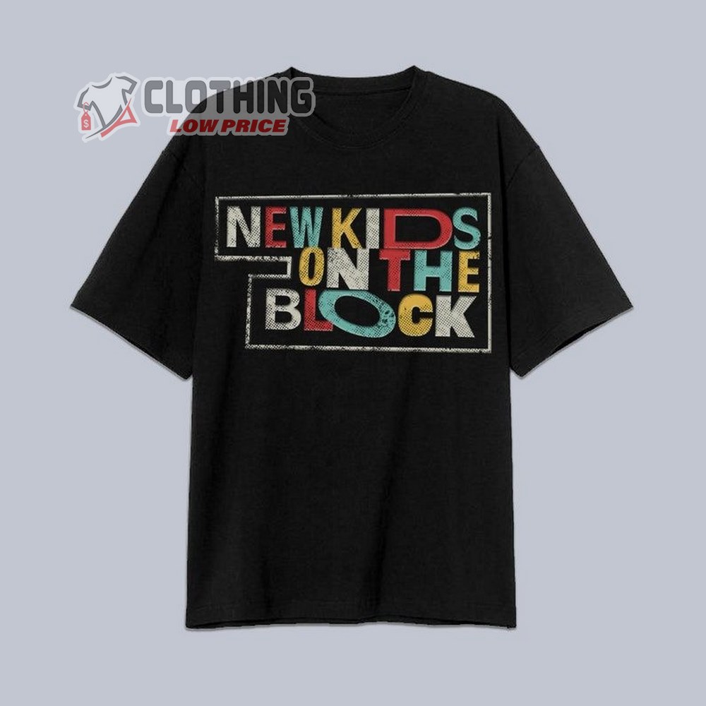 New Kids On The Block Tour Merch, NKOTB 2022 Members Albums Mark Wahlberg T-Shirt