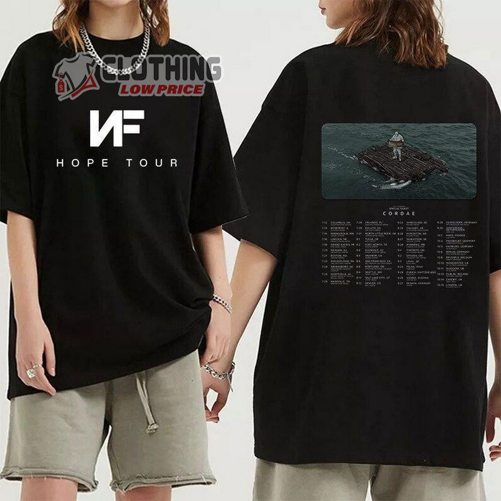 Nf Hope Tour 2023 Concert Shirt, Rapper Nf Merch