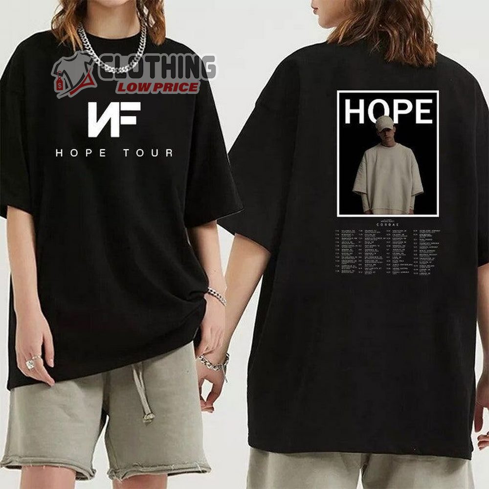 Nf Hope Tour 2023 Unisex T-Shirt, Nf 2023 Concert Shirt, Rapper Nf Shirt For Fan