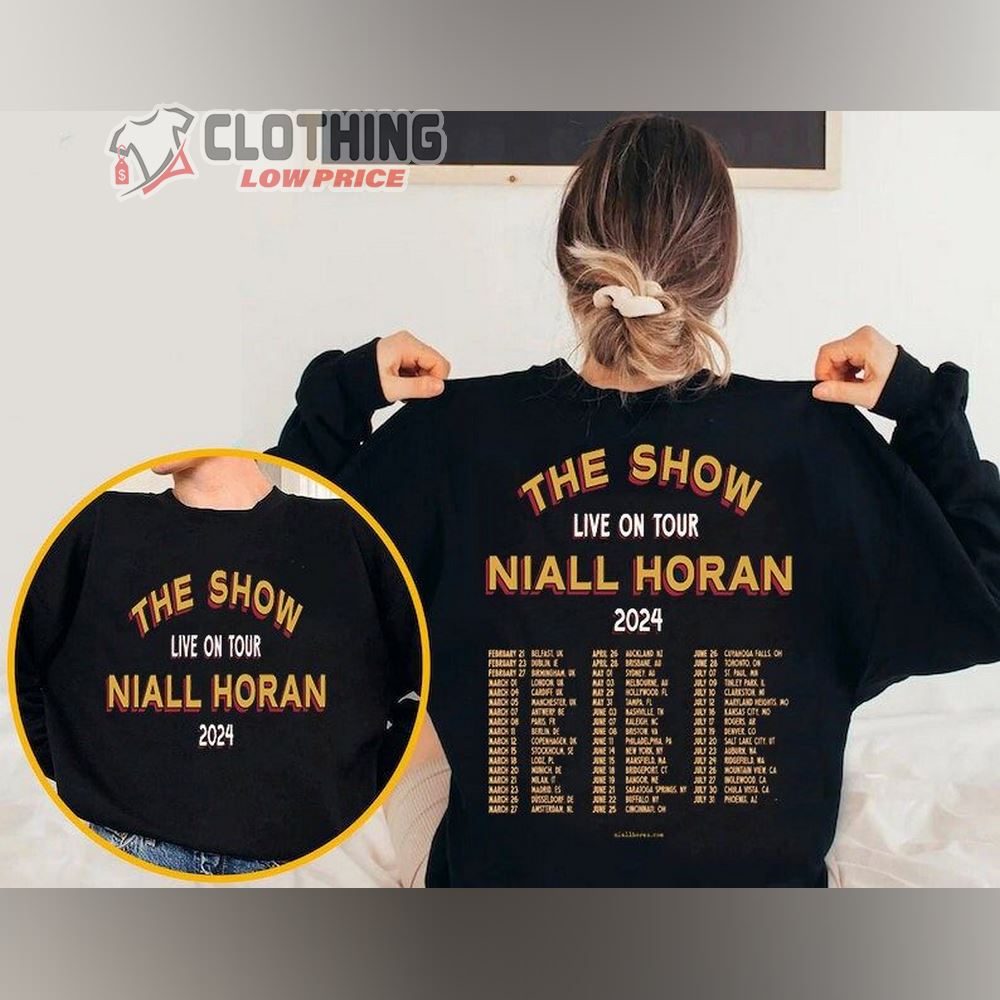 Niall Horan The Show Live On Tour 2024 Merch, Niall Horan Tour 2024 Hoodie