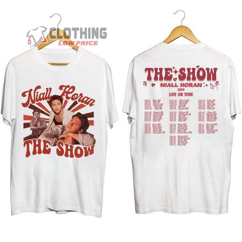 Niall Horan The Show Live On Tour 2024 Unisex T-Shirt, Niall Horan 2024 Concert Merch