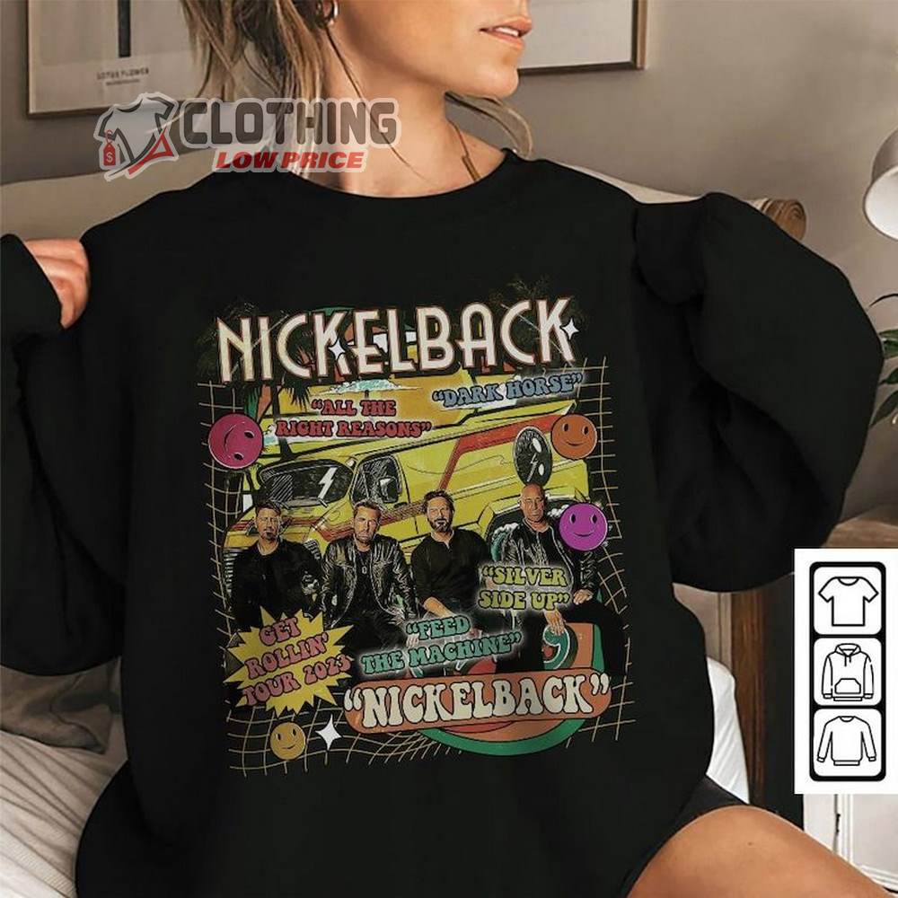 Nickelback Album T-Shirt, Nickelback Tour 2024 Merch, Nickelback Shirt, Nickelback Concert Fan Gift