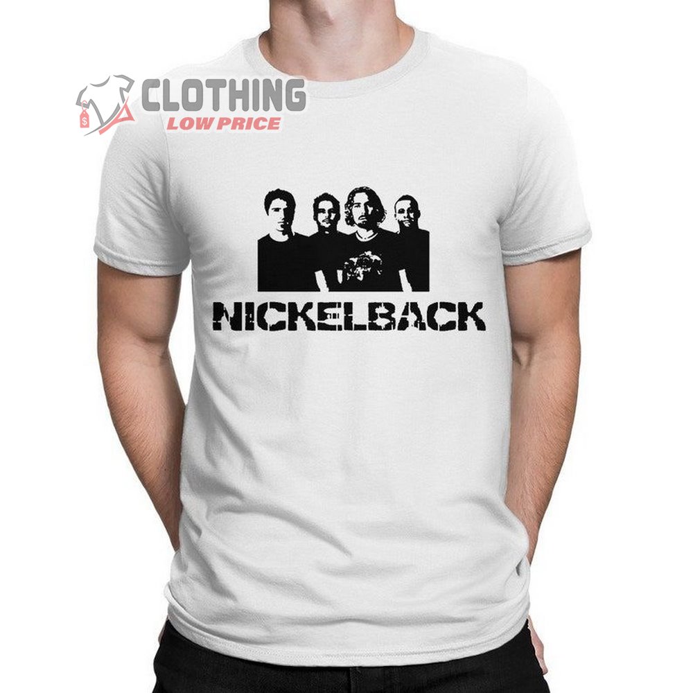 Nickelback World Tour 2023 T-Shirt, Nickelback Get Rollin' Tour Shirt, Nickelback Members Tee