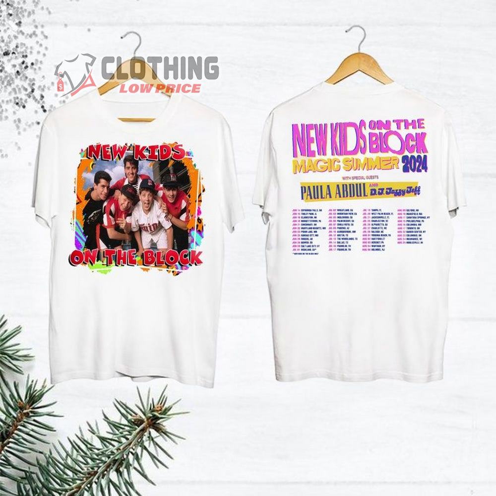 Nkotb The Magic Summer Tour 2024 Dates Shirt, New Kids On The Block Tour Merch, New Kids On The Block Shirt, Nkotb Fan Gift