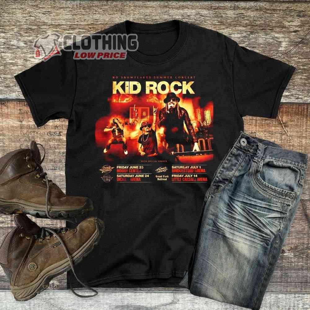 kid rock concert t shirts